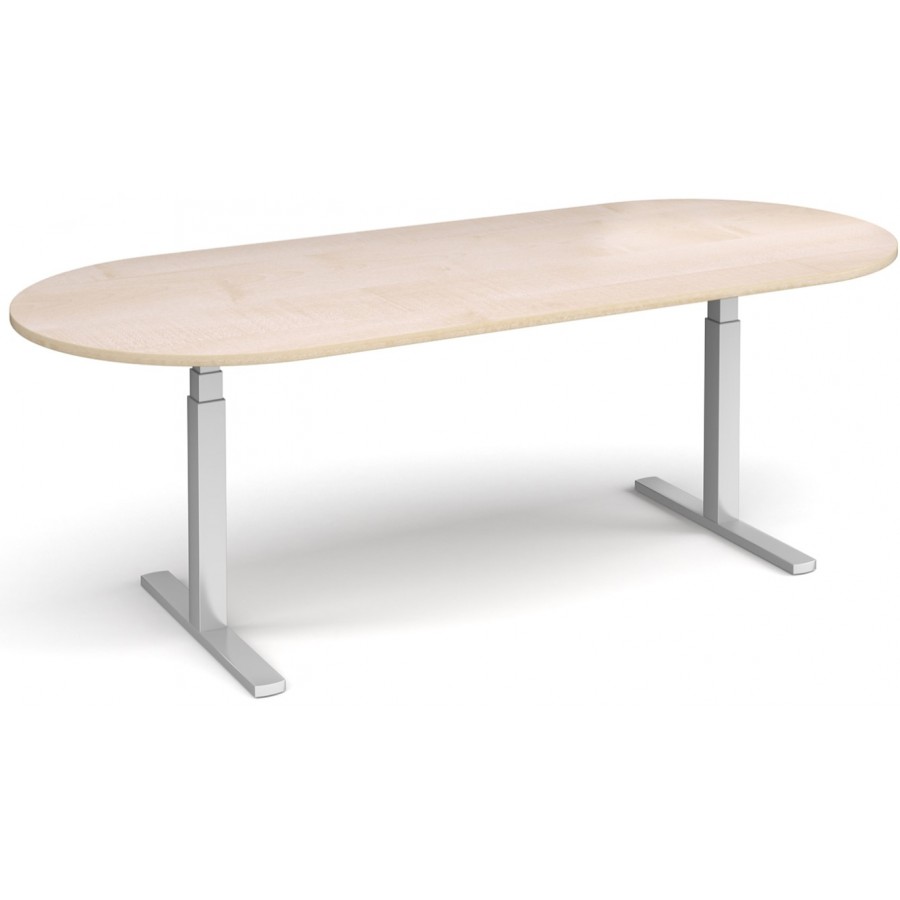 Elev8 Touch Adjustable Radial End Boardroom Table